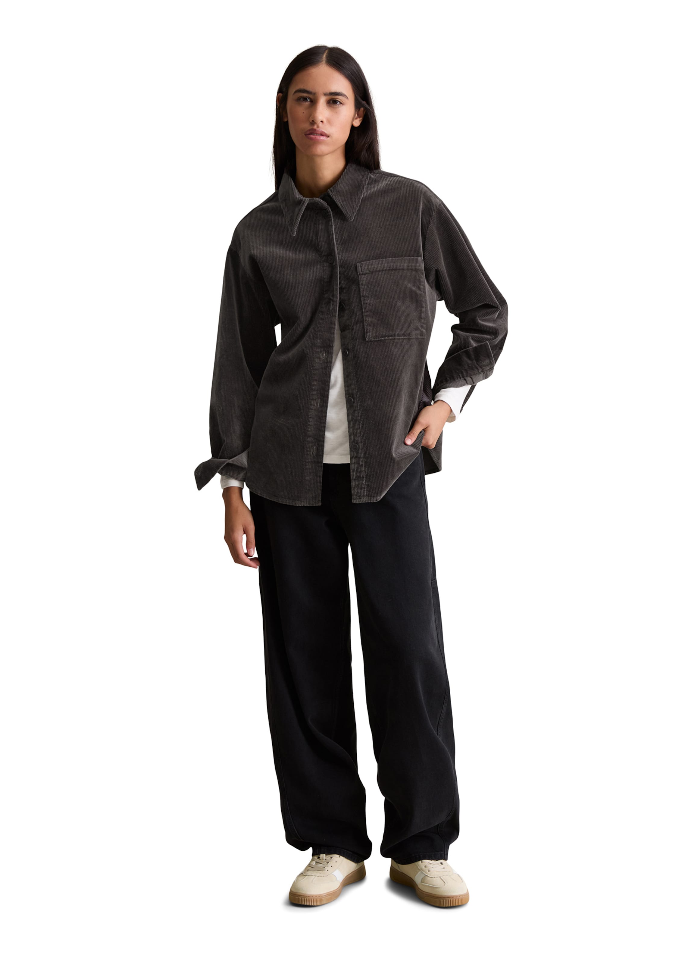 Marc O'Polo DENIM Bluse in Grau