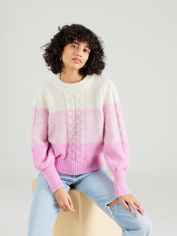 Pull-over 'DAIQUIRI' VERO MODA en rose : devant