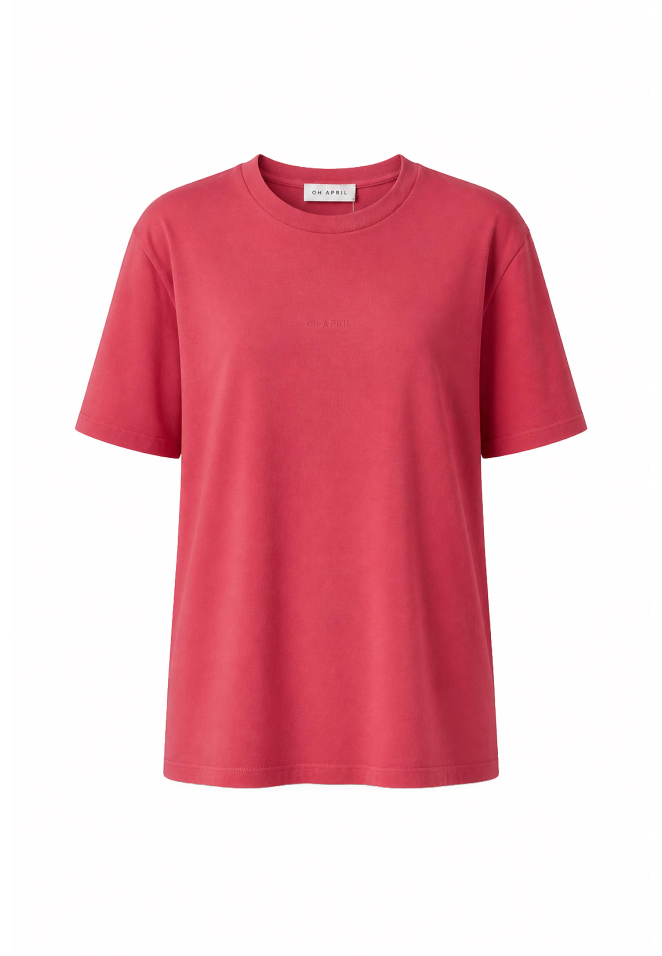 OH APRIL Shirt 'Flower' in Roze: voorkant