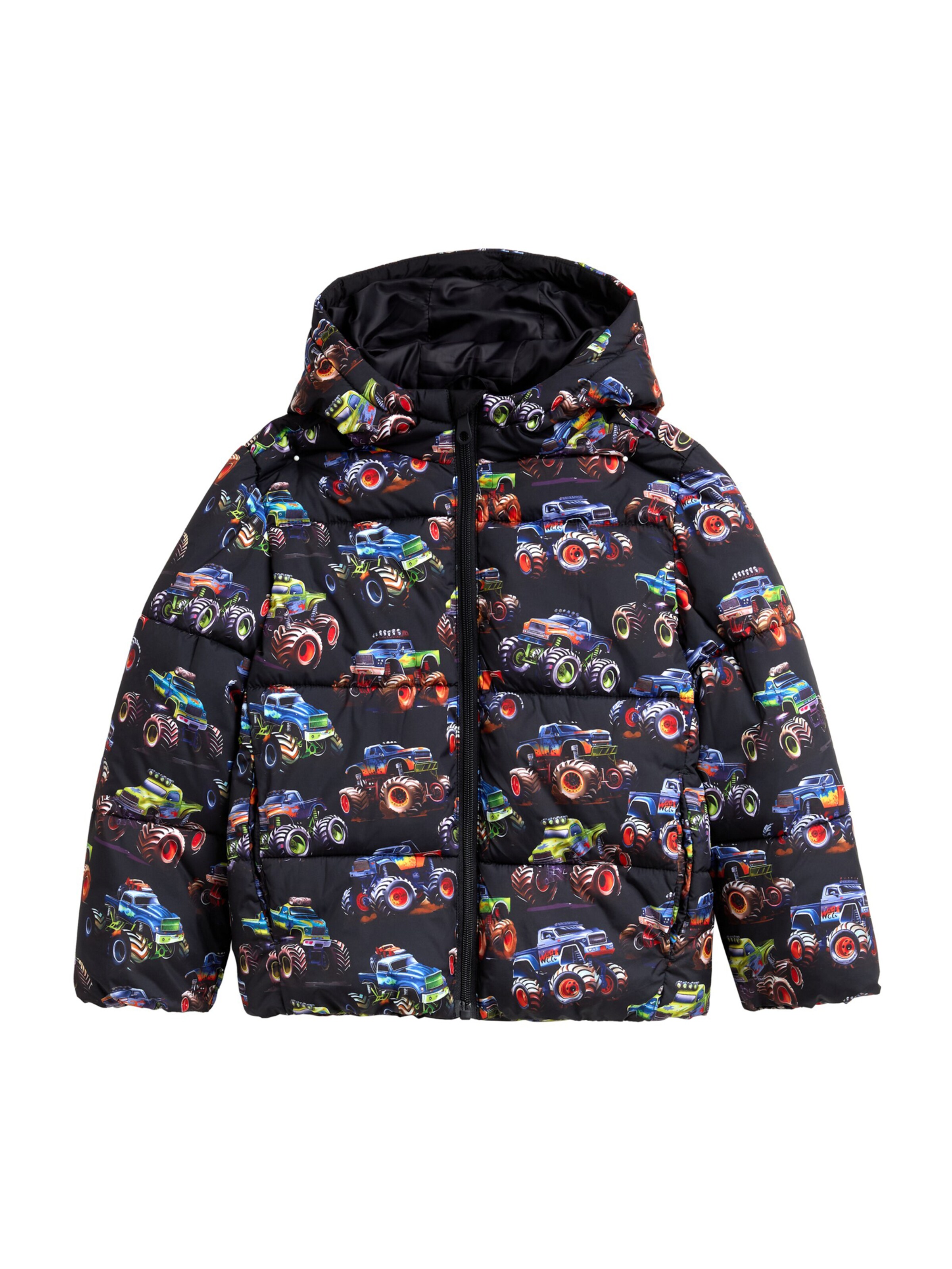 TOM TAILOR Winterjacke in Schwarz: Vorderseite