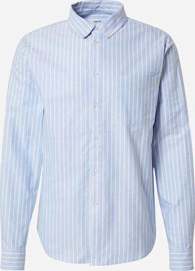 DAN FOX APPAREL Button Up Shirt 'Silas' in Light blue / White, Item view