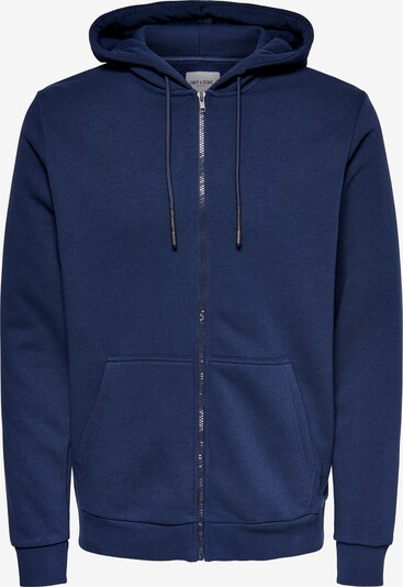 Only & Sons Sweatjacke 'Ceres' in navy, Produktansicht