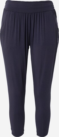 Pantaloni sport de la CURARE Yogawear pe albastru: față