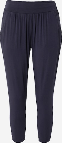 Slimfit Pantaloni sportivi di CURARE Yogawear in blu: frontale