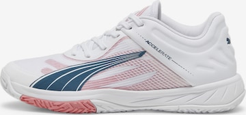 PUMA Athletic Shoes 'Accelerate Turbo W+' in White: front