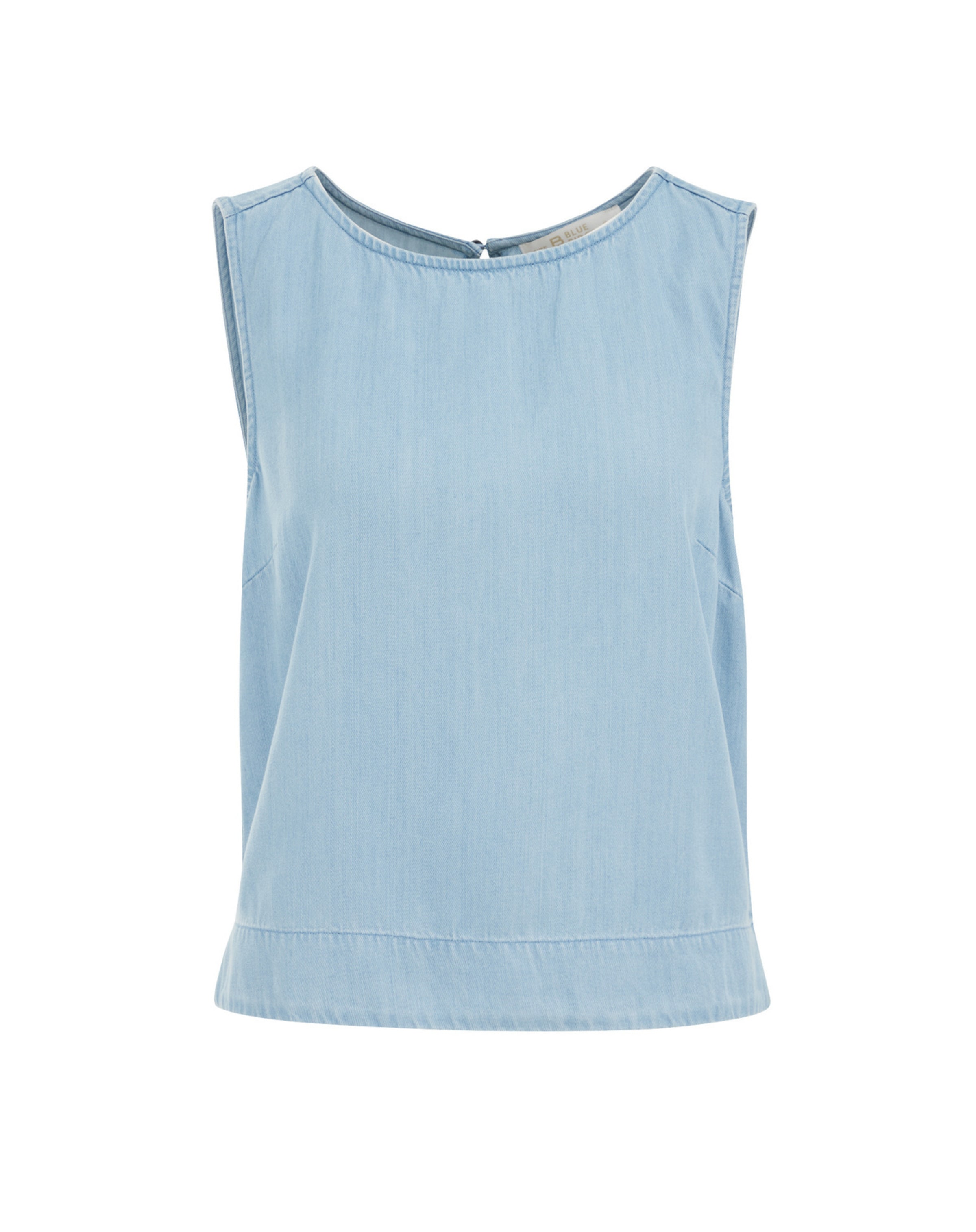 WE Fashion Pluus, värv sinine: eest vaates