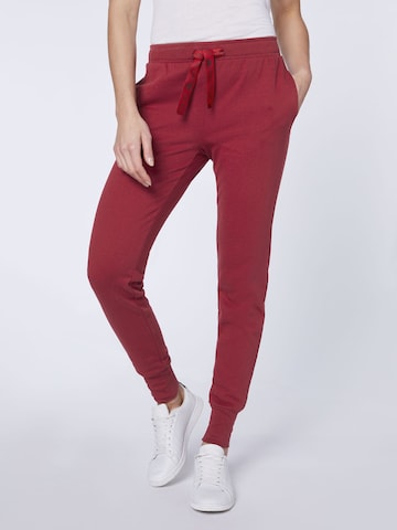 Oklahoma Jeans Tapered Pants in Red: front