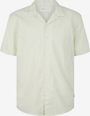 TOM TAILOR DENIM Button Up Shirt in Green: front