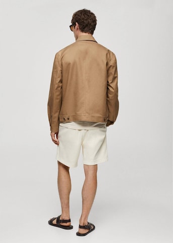 MANGO MAN Between-Season Jacket 'Darren' in Brown