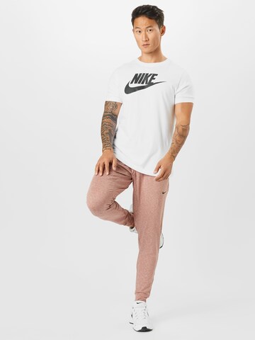 NIKE Ozke Športne hlače | roza barva