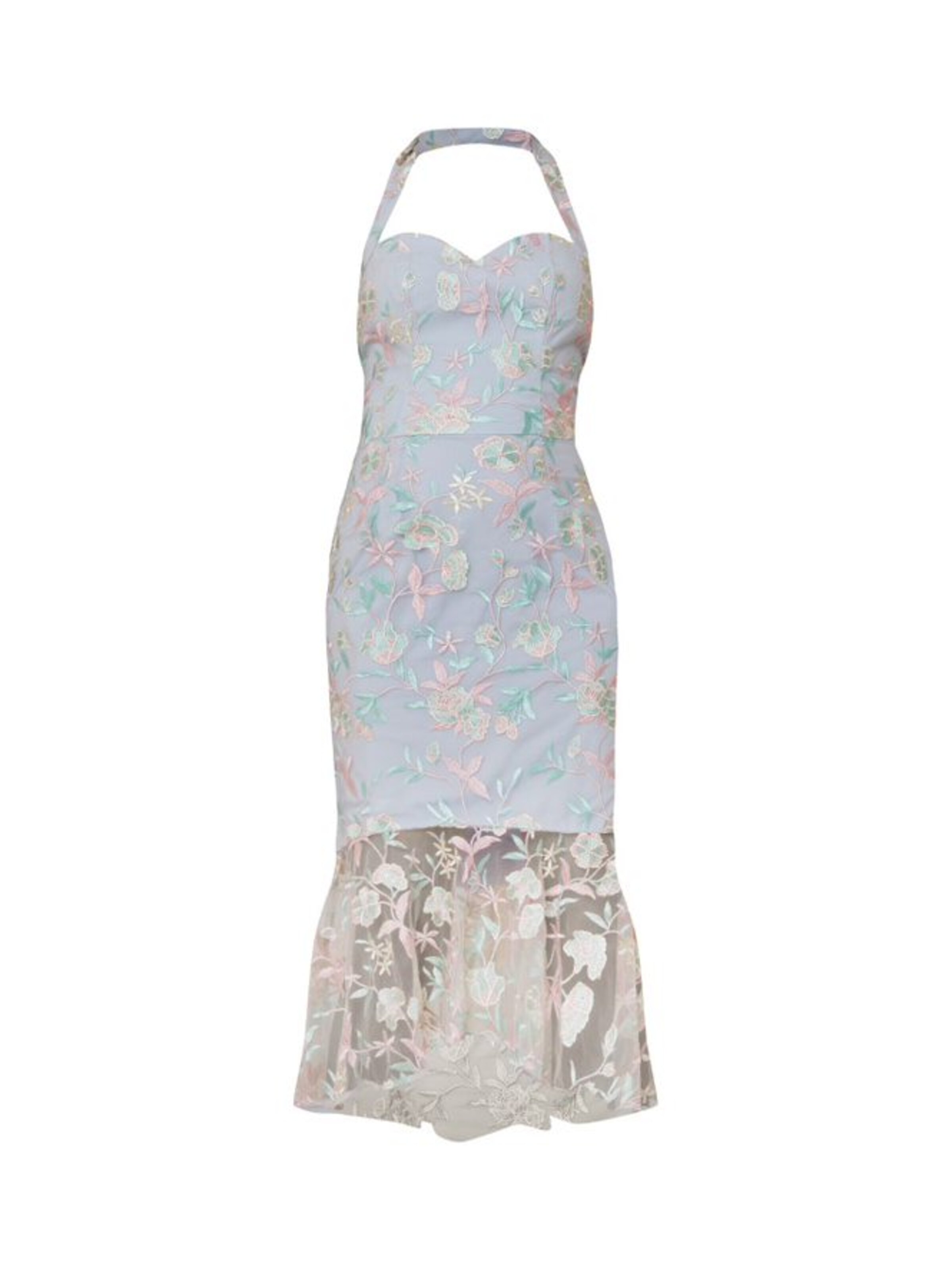 Chi Chi London Kleid in Blau: Vorderseite