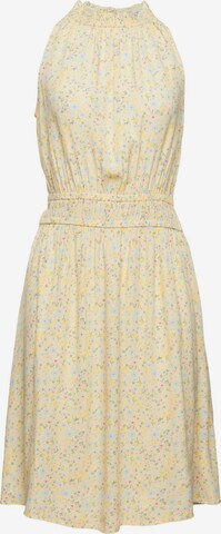 EDC BY ESPRIT Cocktail Dress in Yellow: front