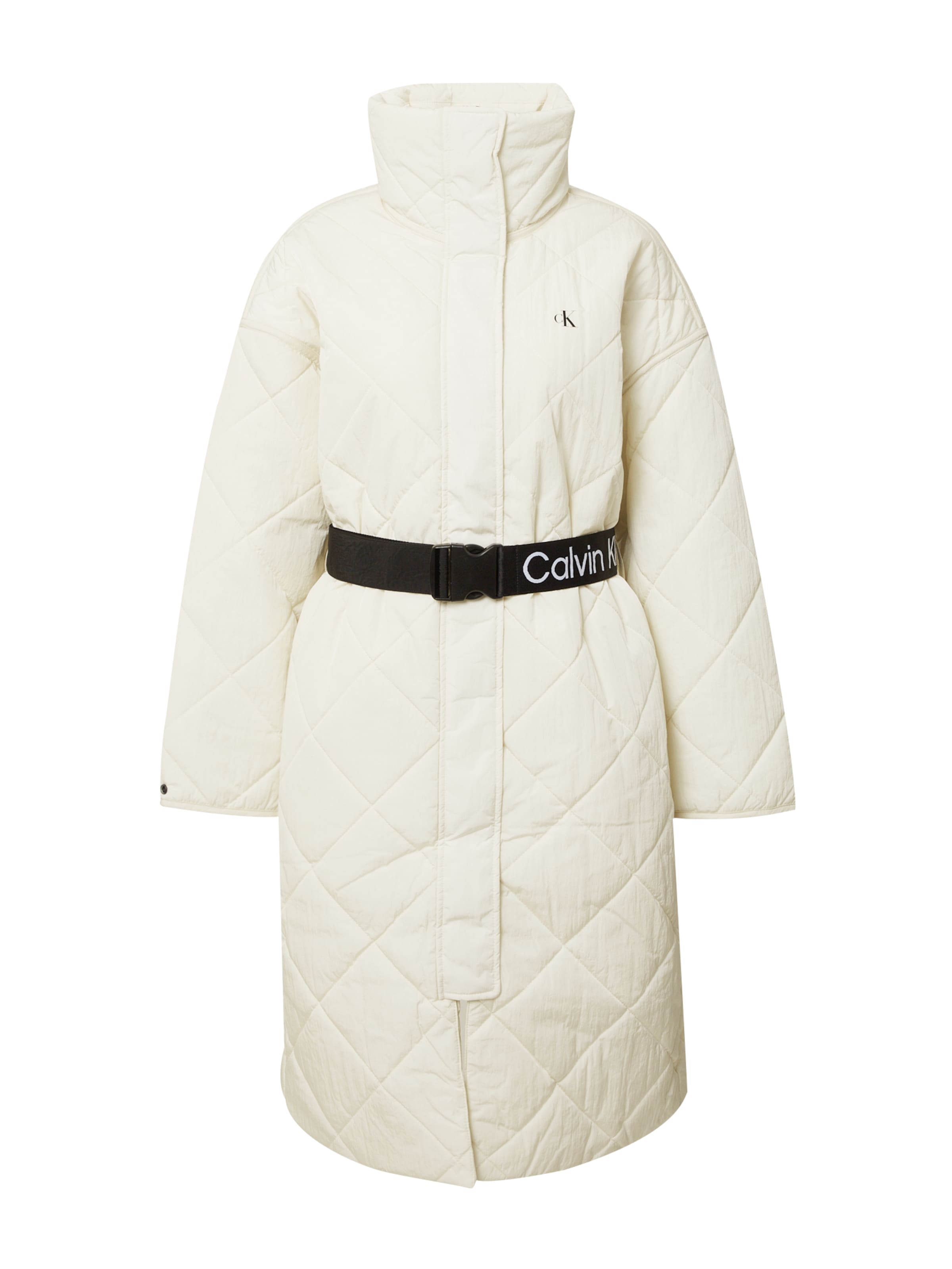 Calvin Klein Jeans Winter Coat in Beige: front