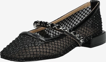 Ballerines à lanières Alma En Pena en noir : devant