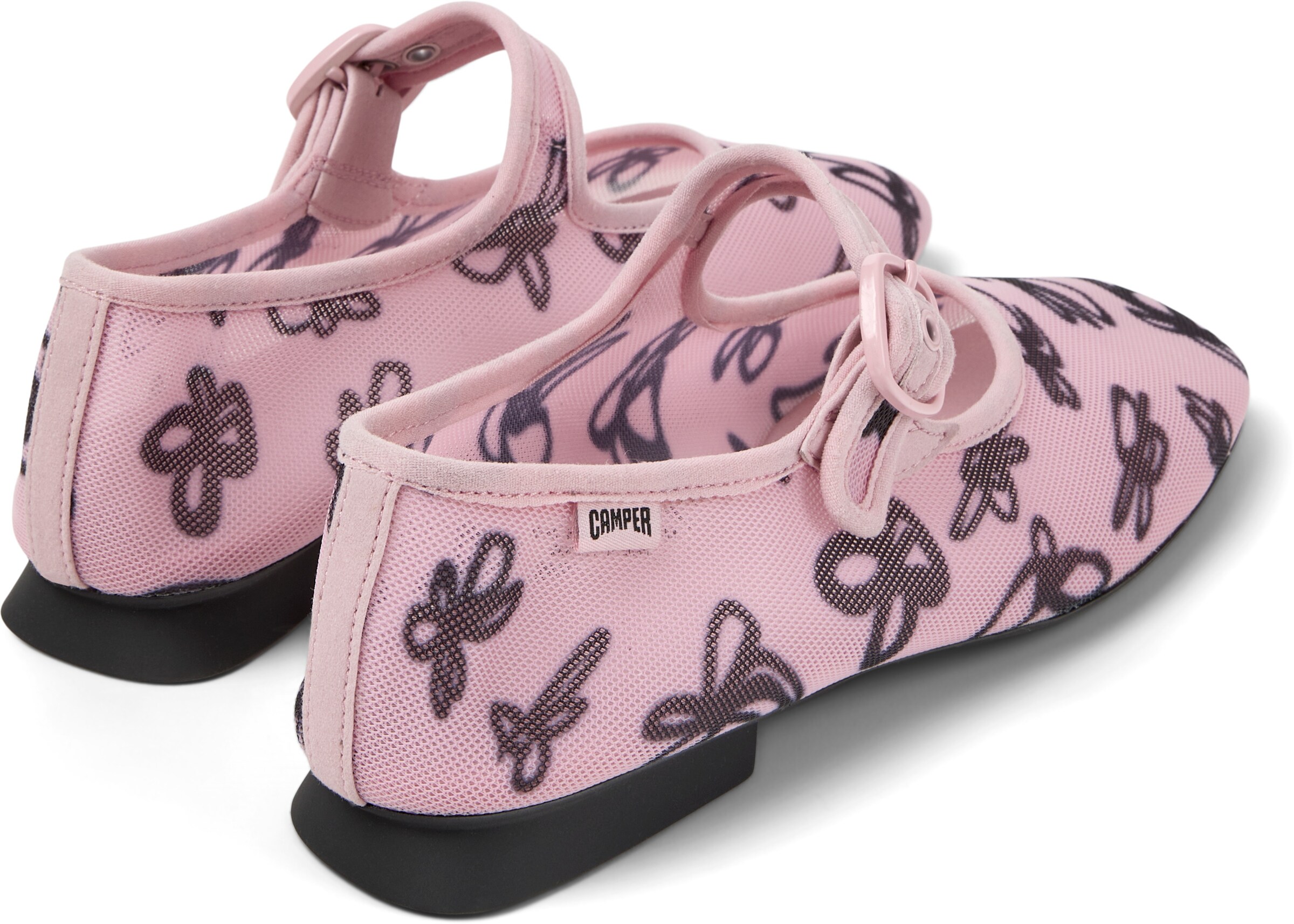 Ballerina con cinturino 'Casi Myra' di CAMPER in rosa