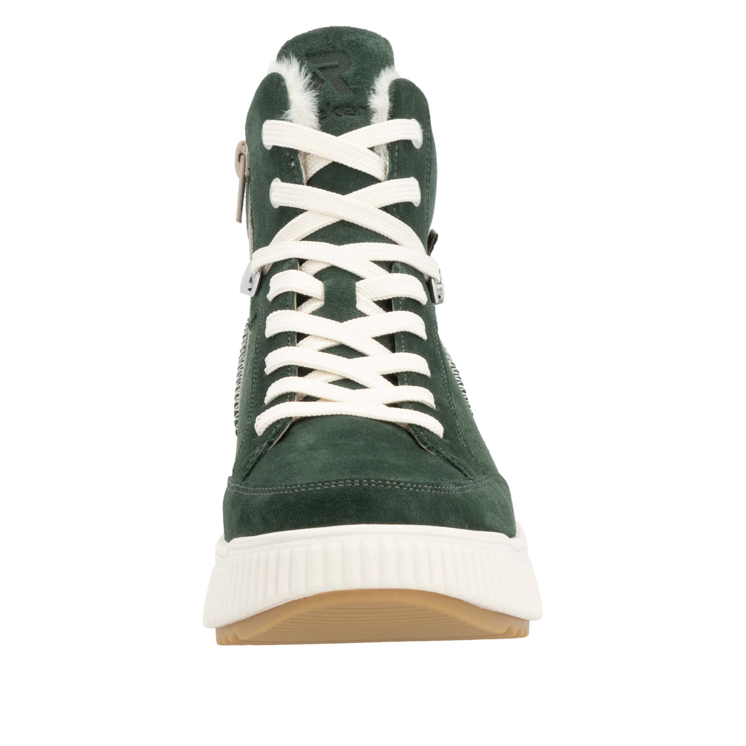 Bottines à lacets 'W1771' Rieker en vert
