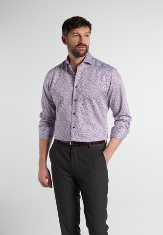 ETERNA Regular fit Button Up Shirt in Blue: front