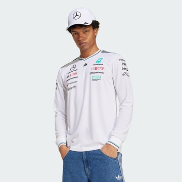 ADIDAS PERFORMANCE Performance shirt 'Mercedes AMG Petronas Formula One Team' in White: front