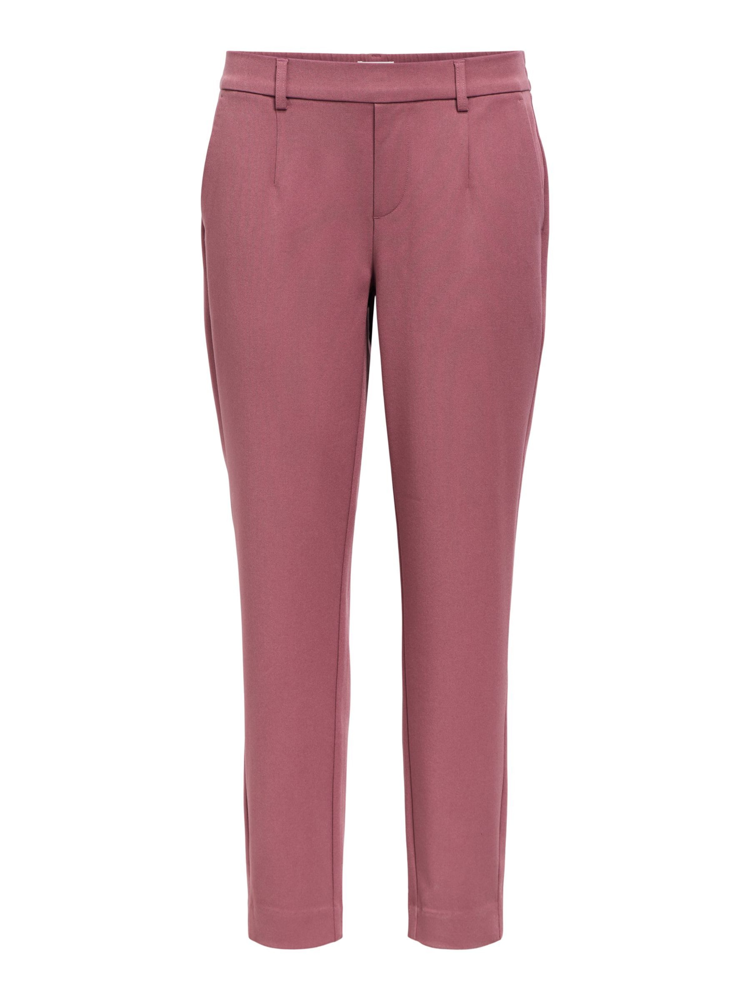 OBJECT - Slimfit Pantalón plisado 'OBJLisa' en rosa: frente