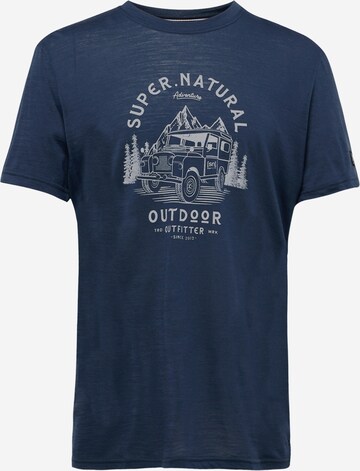 super.natural Performance Shirt 'LANDI' in Blue: front