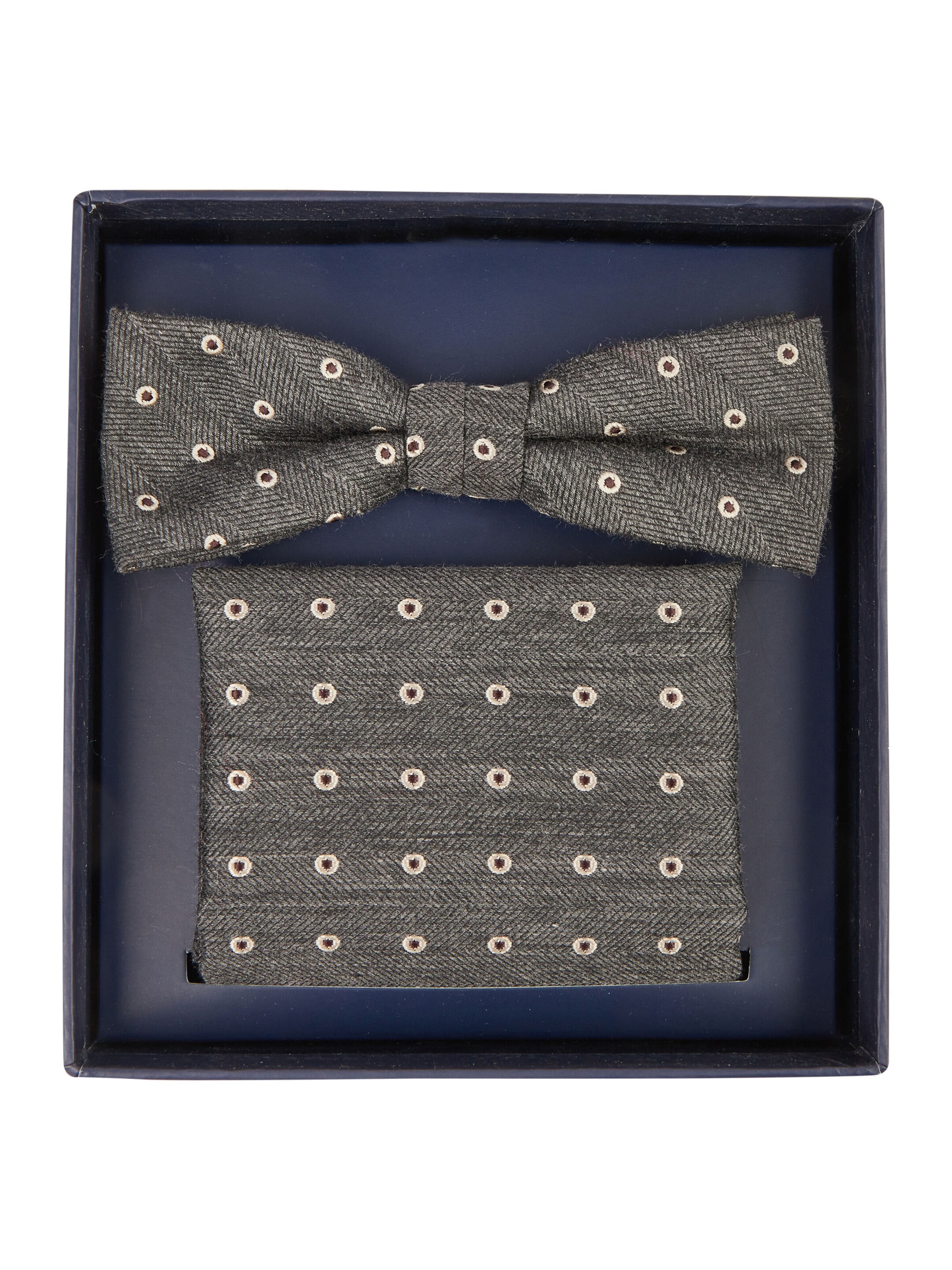 Nœud papillon HECHTER PARIS en gris : devant