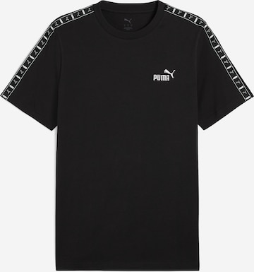 PUMA Sportshirt 'Ess' in Schwarz: Vorderseite