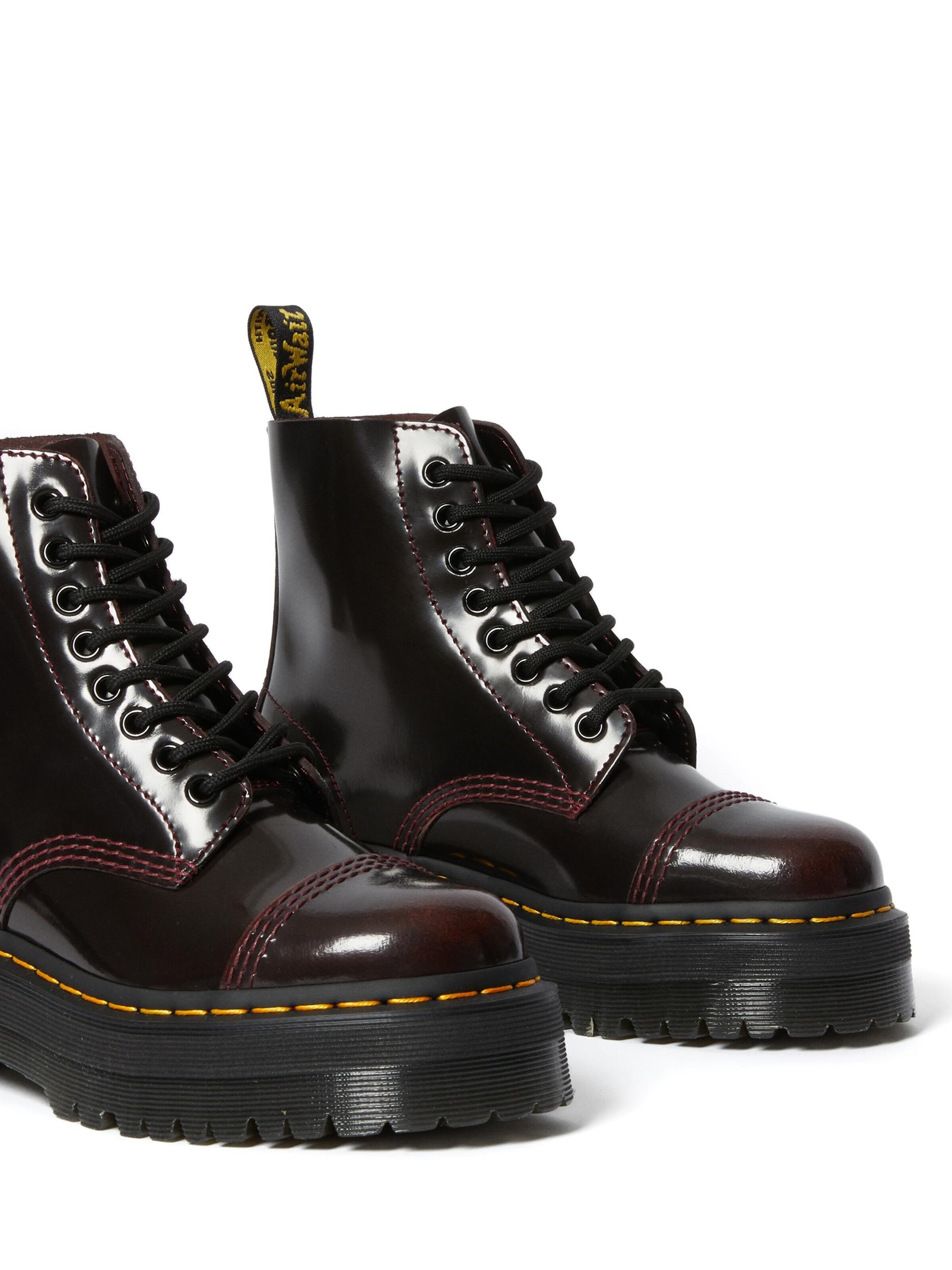Dr. Martens Lace-Up Boots 'Sinclair' in Red