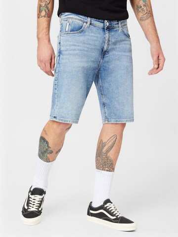 Marc O'Polo DENIM Slimfit Shorts 'Mats' in Blau: predná strana