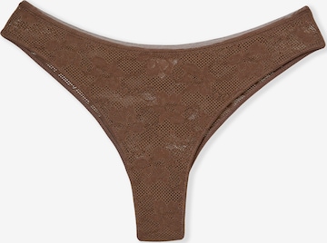 String 'Pure Dentelle' ETAM en marron : devant