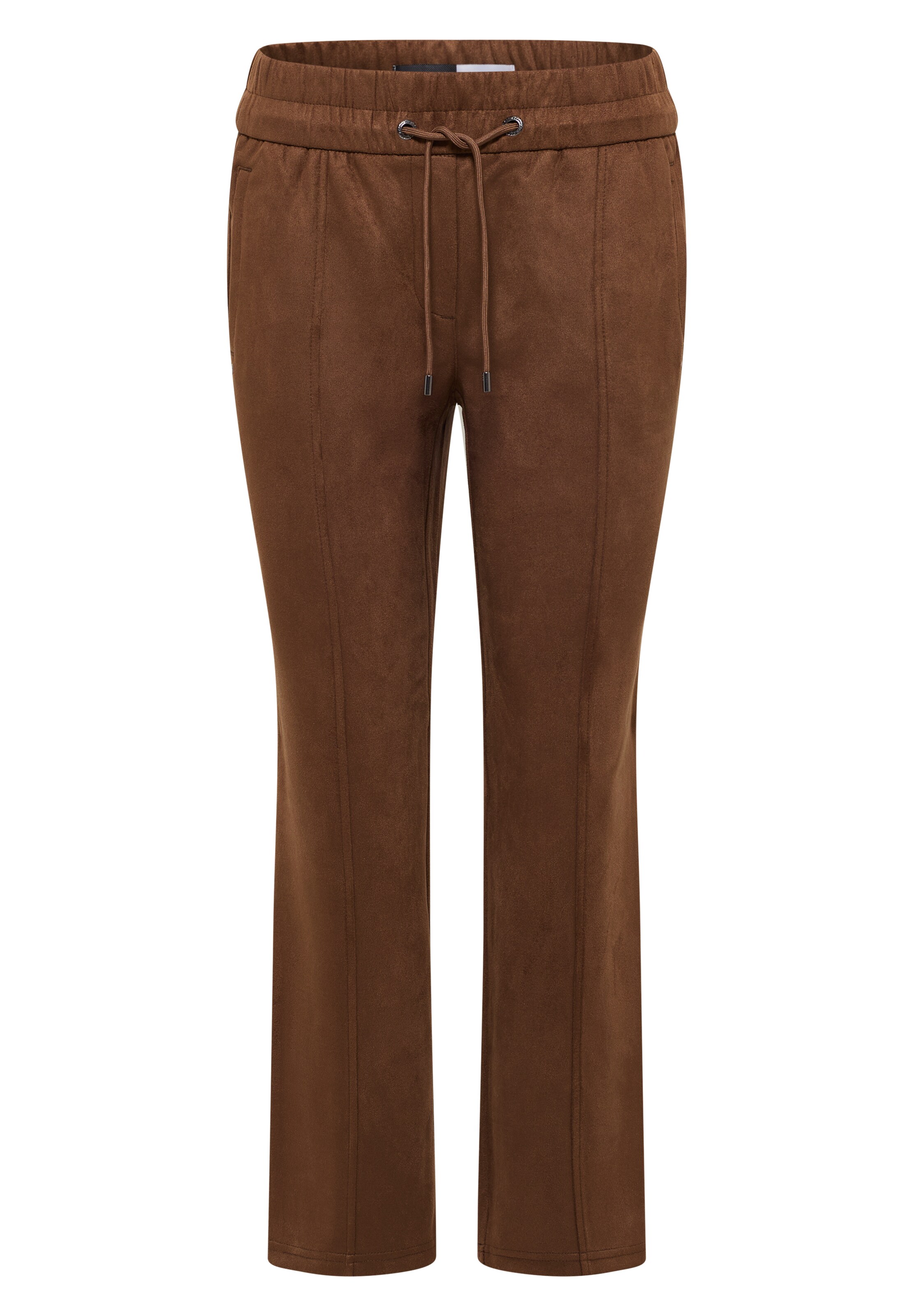 CECIL Slimfit Hose in Braun: Vorderseite