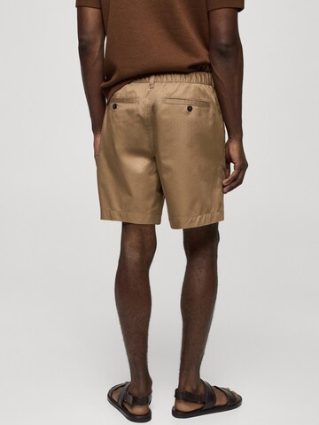 MANGO MAN Regular Broek 'Rey' in Beige