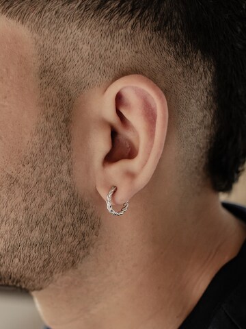 Hey Happiness Ohrring 'Braided'‌‌‌‌ in Silber