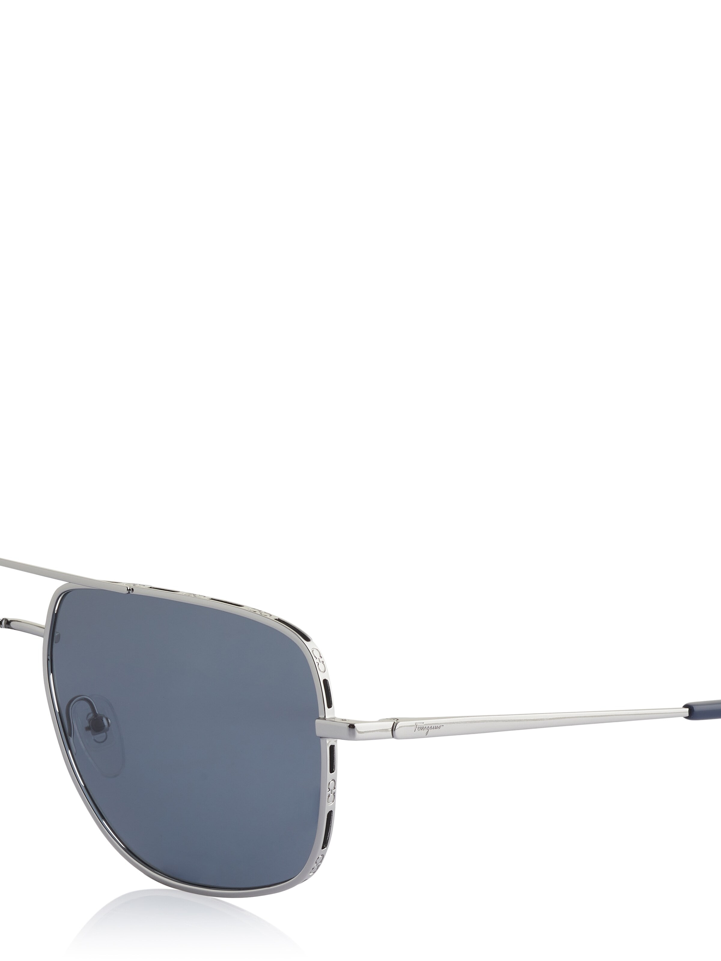 FERRAGAMO Solbriller 'Ferragamo Sonnenbrille' i sølv