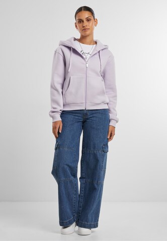 Karl Kani Zip-Up Hoodie in Purple