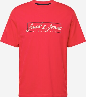 T-Shirt 'ZURI' JACK & JONES en rouge : devant