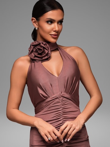 Ombre Abendkleid‌‌‌‌‌ in Braun