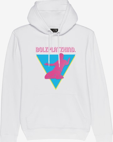 Bolzplatzkind Sweatshirt in Weiß: predná strana