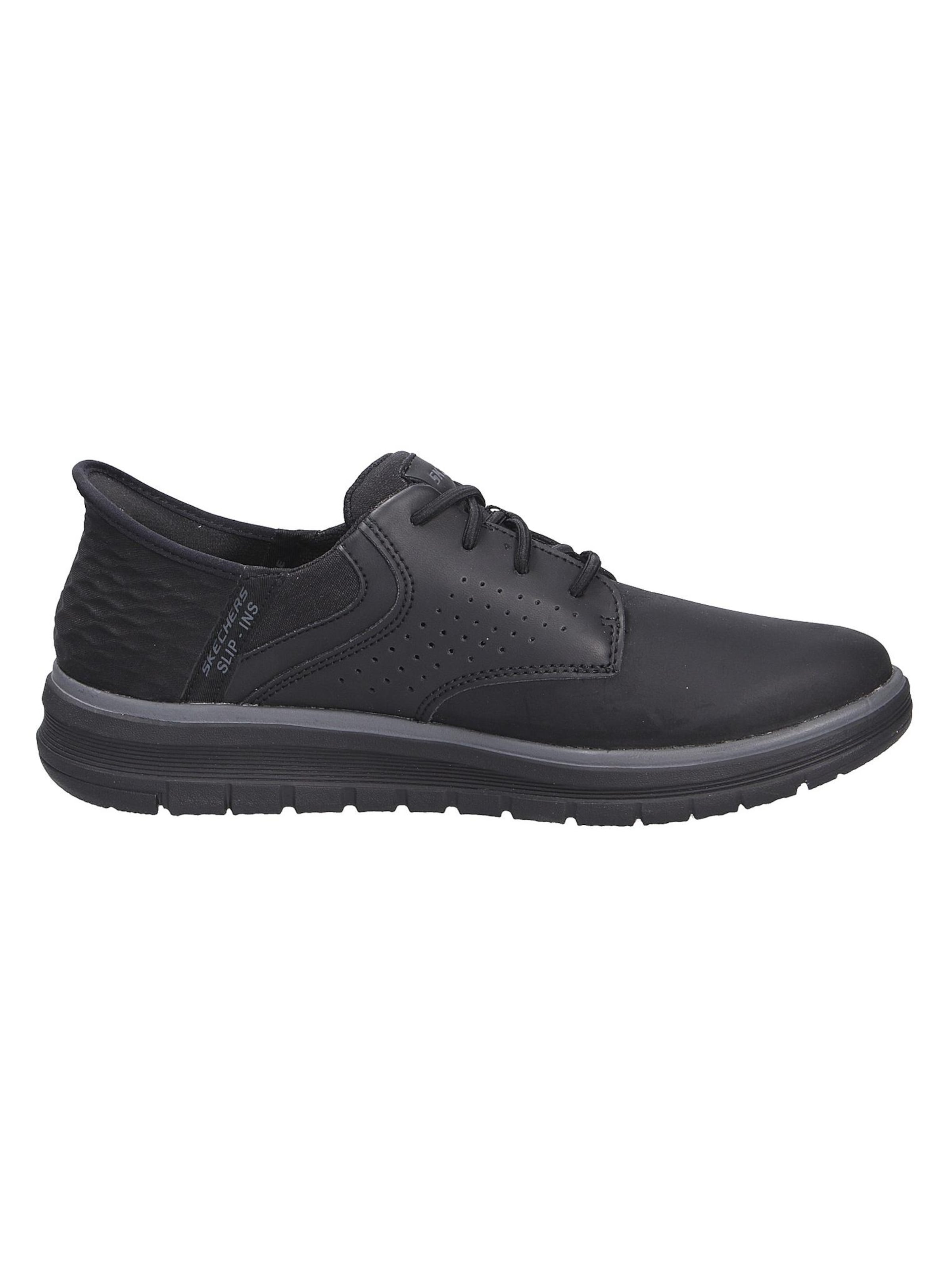 SKECHERS Slip-ons 'Orell Yates' in Zwart