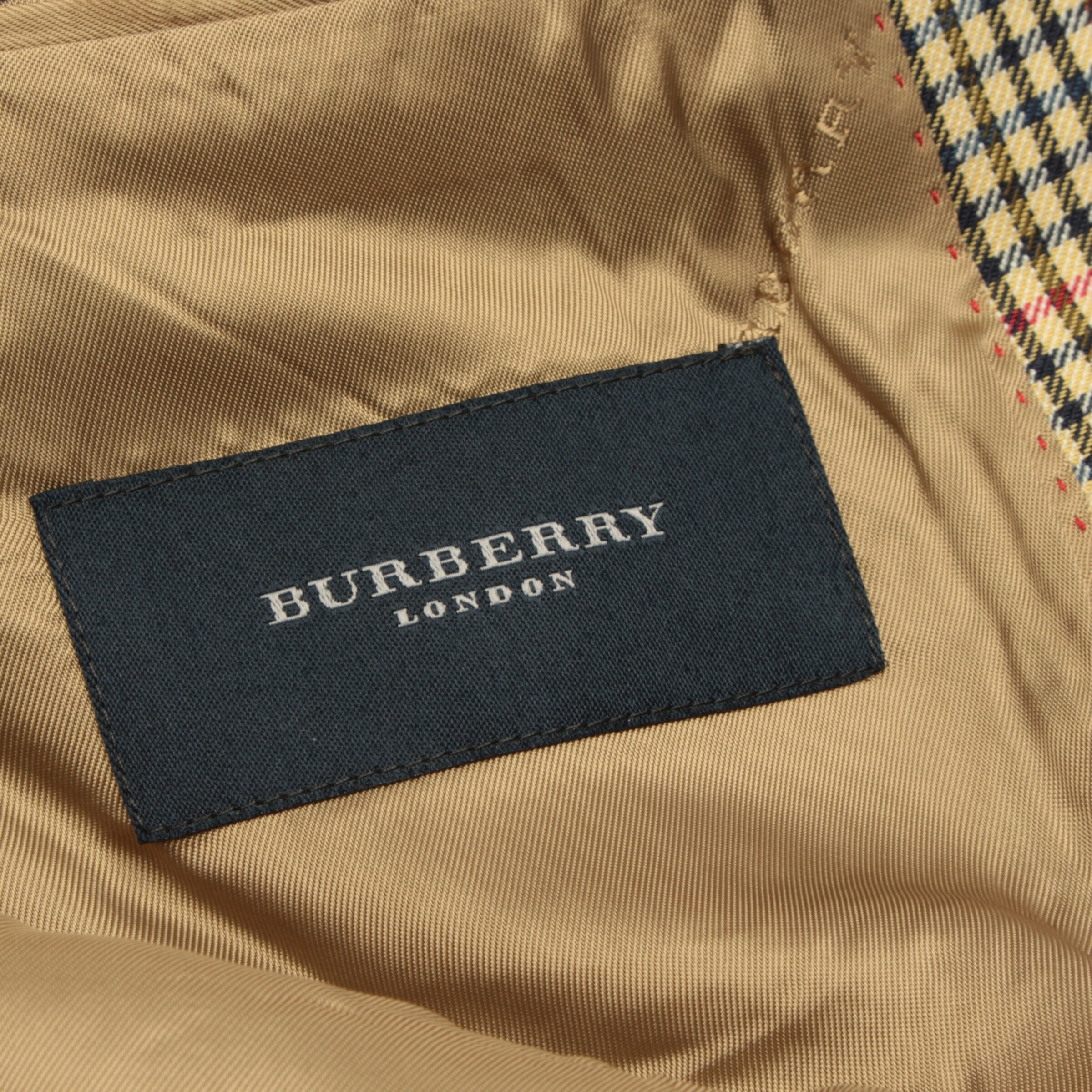 BURBERRY Suit Jacket in XL in Mixed colors