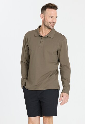 NOU Shirt 'Harrold' in Green: front