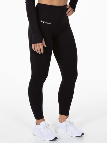 Slimfit Pantaloni sportivi 'Valens' di Divina in nero