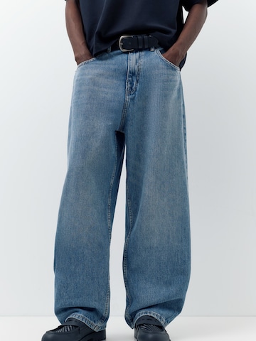 Pull&BearBaggy Traperice - plava boja: prednji dio