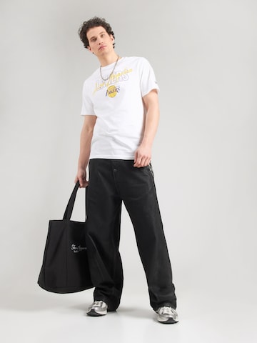 NEW ERA Tričko 'NBA LOSLAK' – bílá