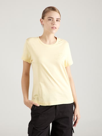 GANT Majica | rumena barva: sprednja stran