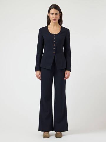 évasé Pantalon 'YASKariso' YAS en bleu
