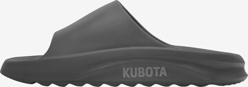 Claquettes / Tongs 'Kubota Flow Women's Slip-On Casual Slides' Kubota en gris : devant