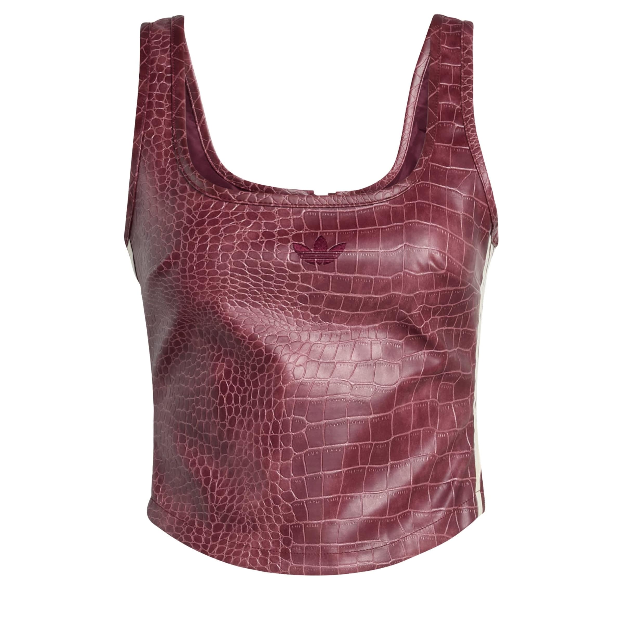 ADIDAS ORIGINALS - Top en rojo: frente