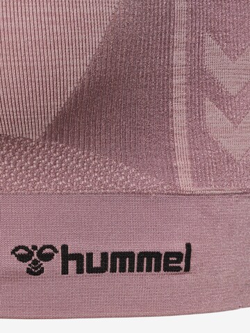 Hummel Bustier Športni top 'Lea' | roza barva