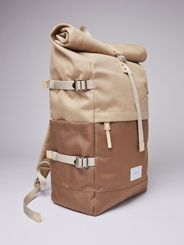 SANDQVIST Backpack 'Bernt' in Brown: front