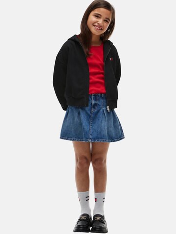 Tommy Hilfiger Kids - Sudadera 'TOMMY HILFIGER KIDS TOMMY RHINESTONE ZIP THROUGH FELPA' en negro